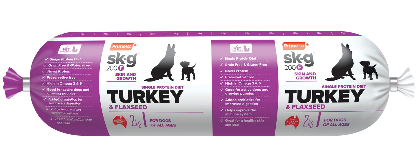 Prime100 Turkey & Flaxseed 2kg