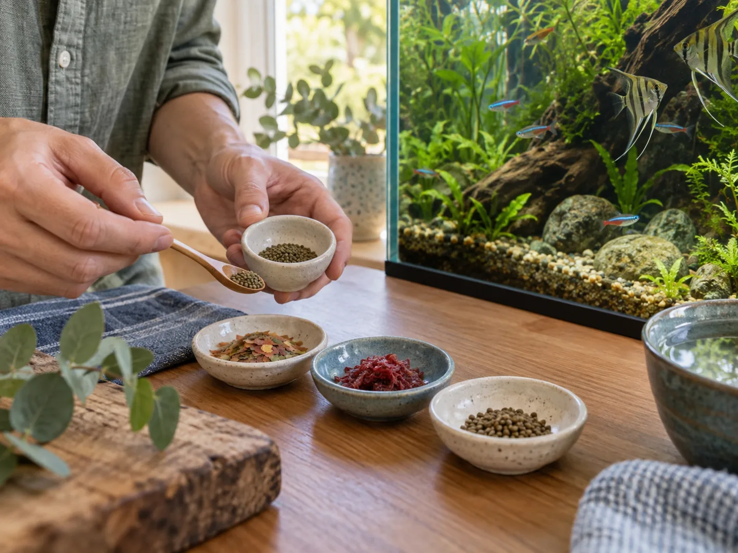 Brine Shrimp, Bloodworm or Pellets: Choosing Fish Food