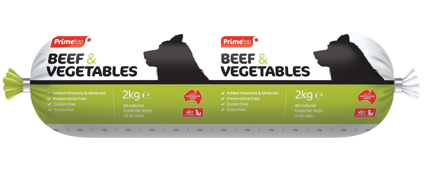 Prime100 Beef & Vegetable 2kg