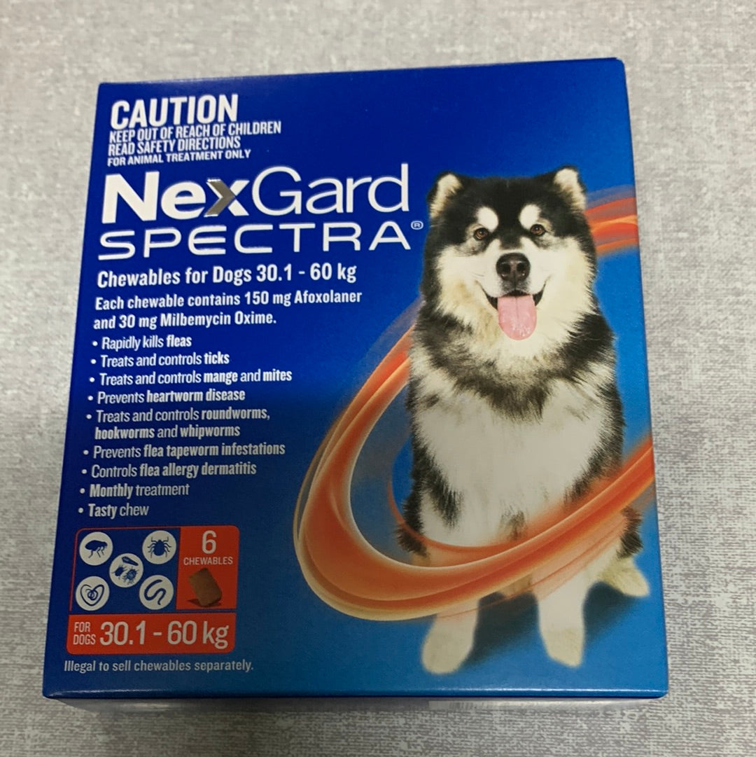 Nexgard Spectra 30.1-60kg 6 pack