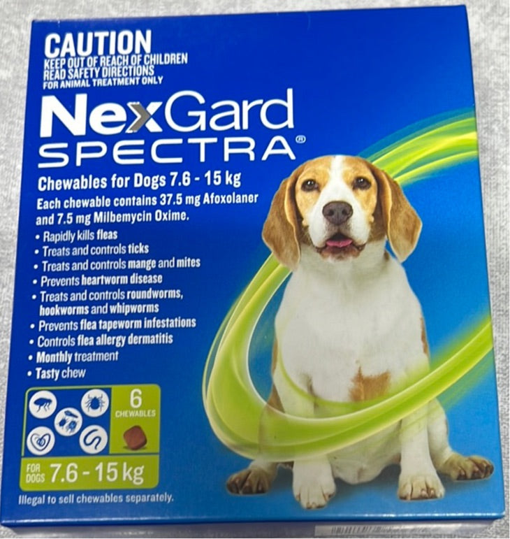 Nexgard Spectra 7.6-15Kg 6 pack