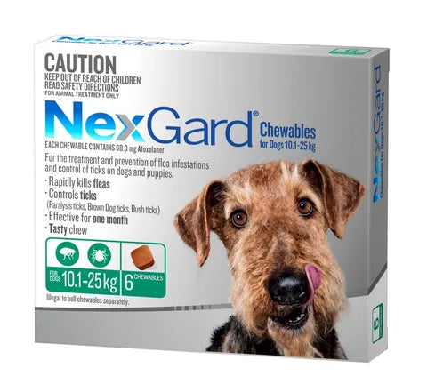 Nexgard 10.1-25kg 6 pack