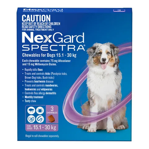 Nexgard Spectra 15.1-30Kg 3 Pack